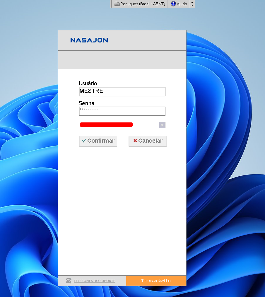 Schermata del processo di login Netwin con evidenziazione dei campi email e password